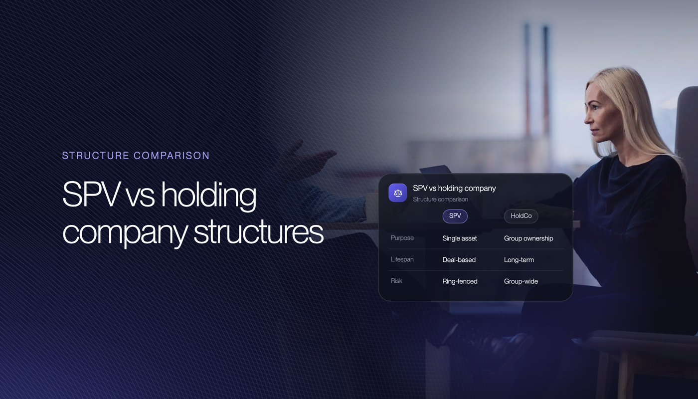 SPV vs Holding Company Structures in 2026