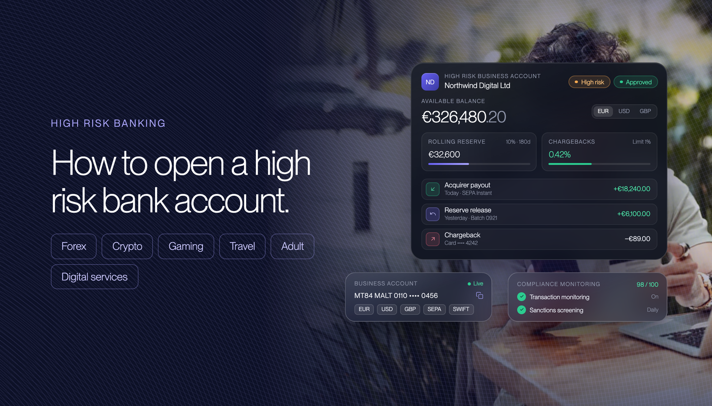 How to Open a High Risk Bank Account in 2026
