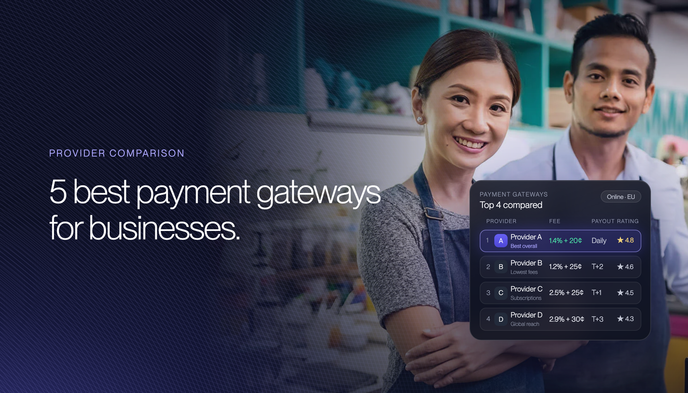 5 Best Payment Gateways for Businesses in 2026