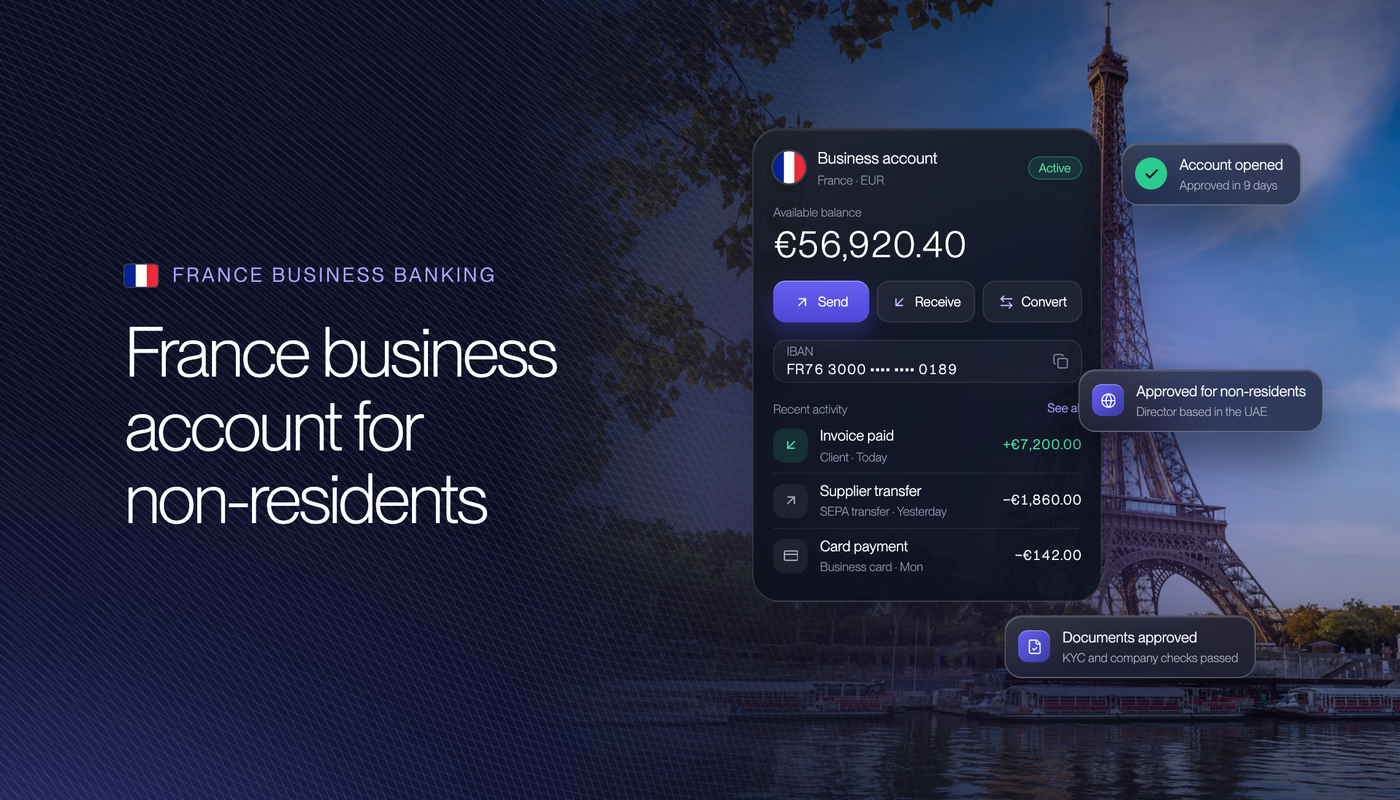 France Business Account for Non-Residents in 2026
