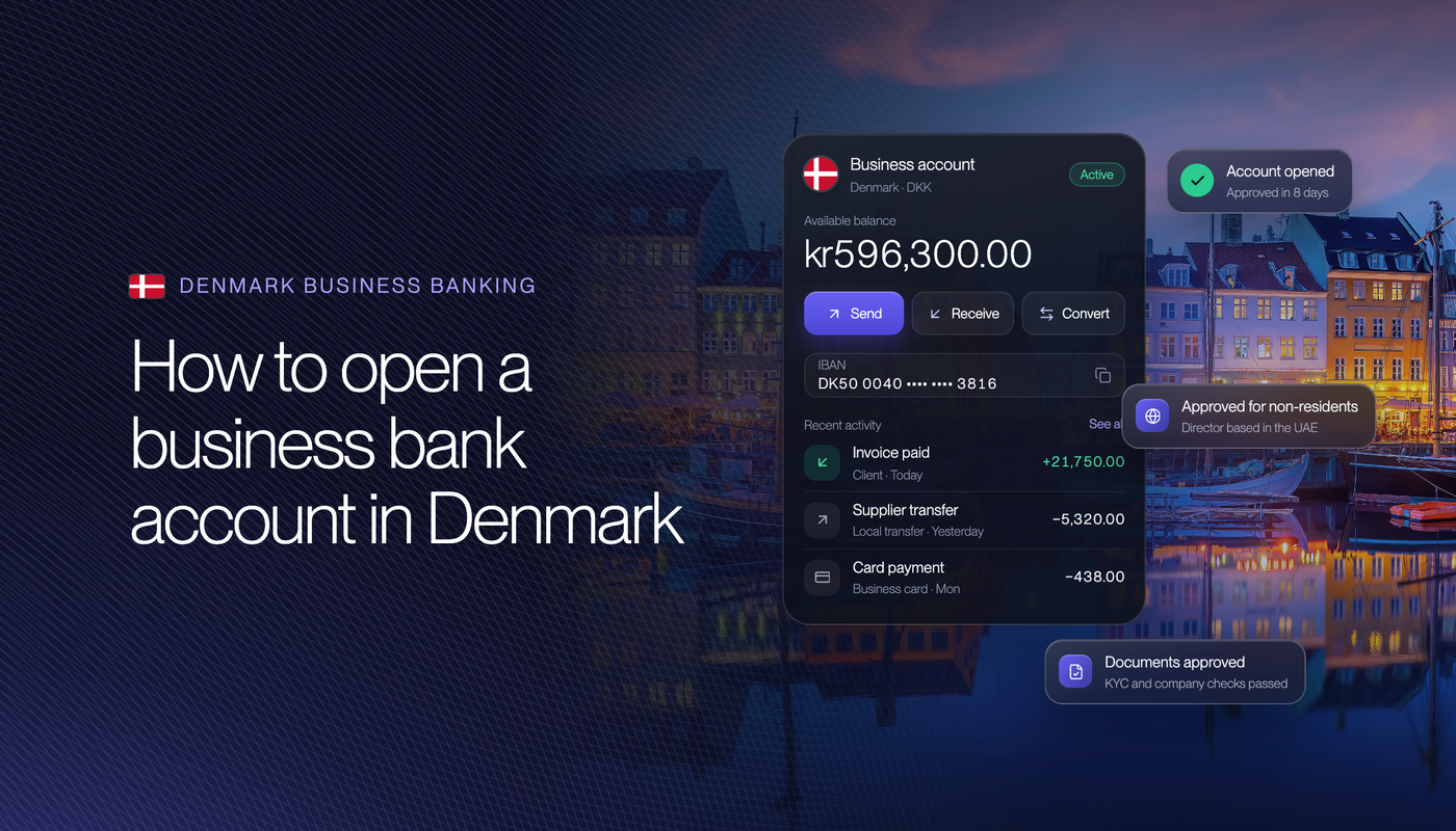 How to Open a Business Bank Account in Denmark in 2026