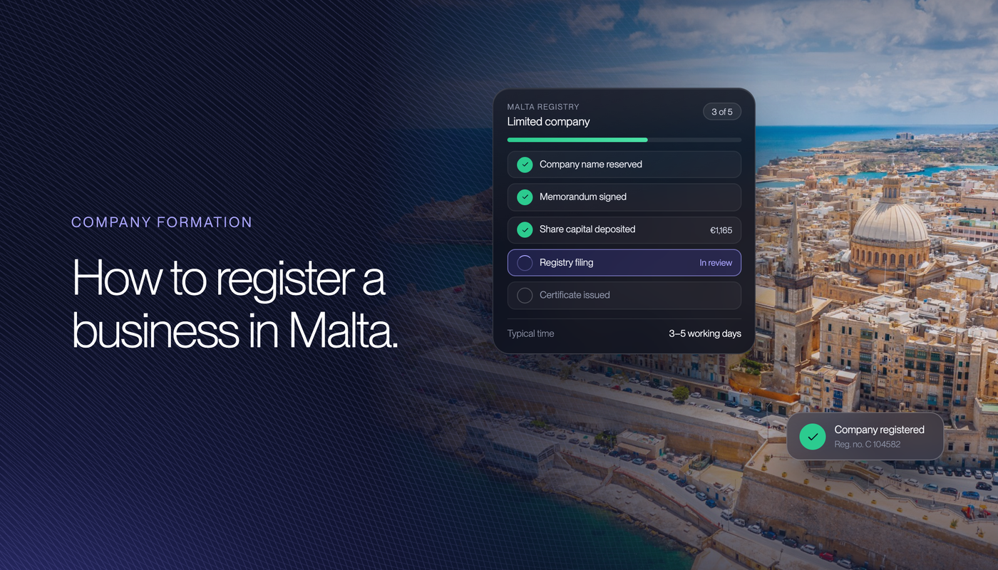 How to Register a Business in Malta in 2026