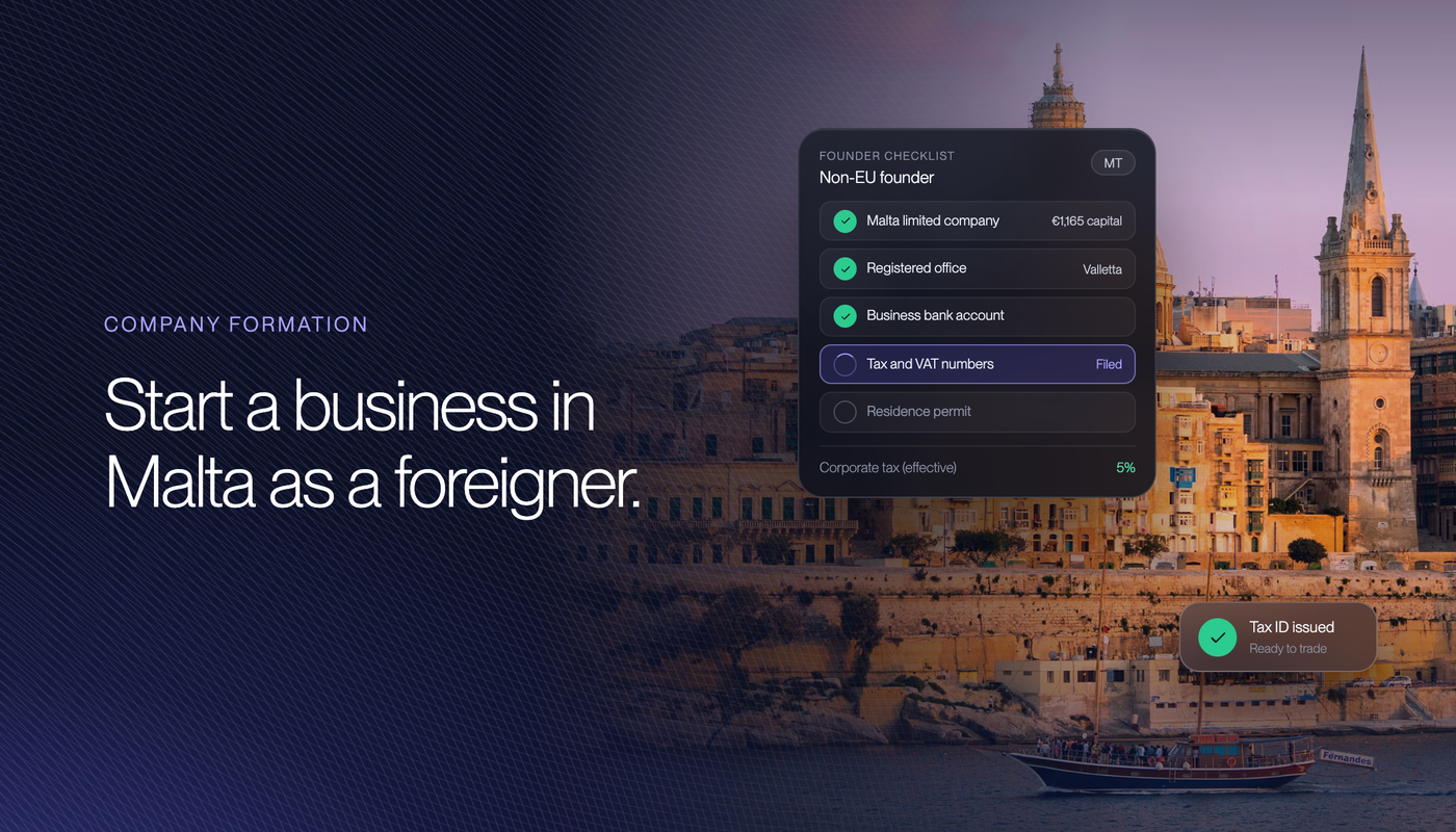 How to Start a Business in Malta as a Foreigner in 2026