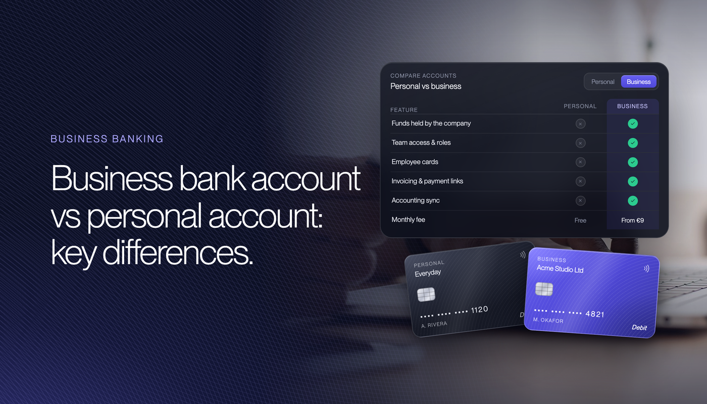 Business Bank Account vs Personal Account: Key Differences