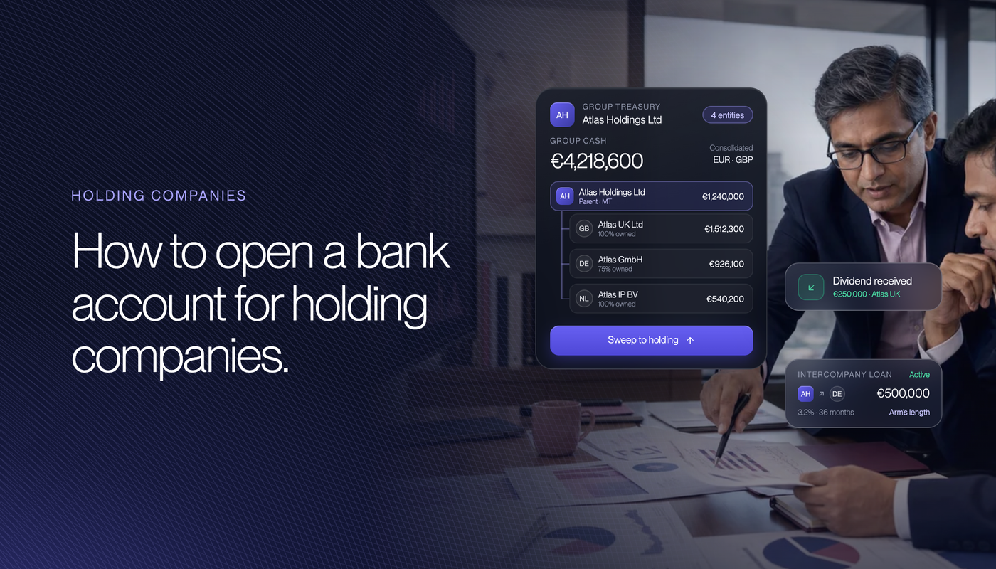 How to Open a Bank Account for Holding Companies in 2026