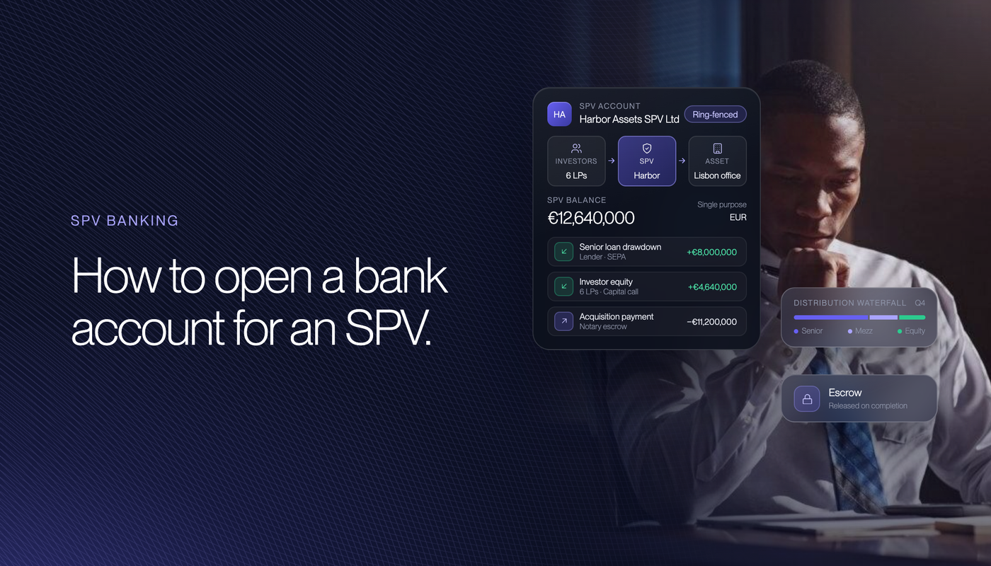 How to Open a Bank Account for an SPV in 2026