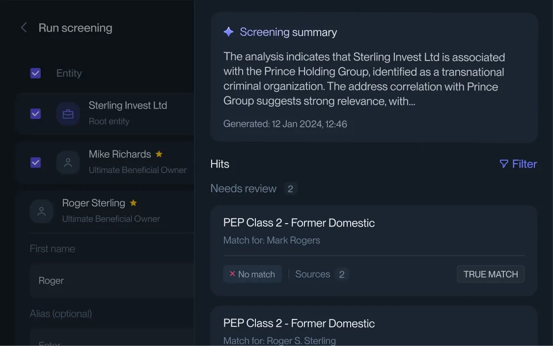 Screen client backgrounds