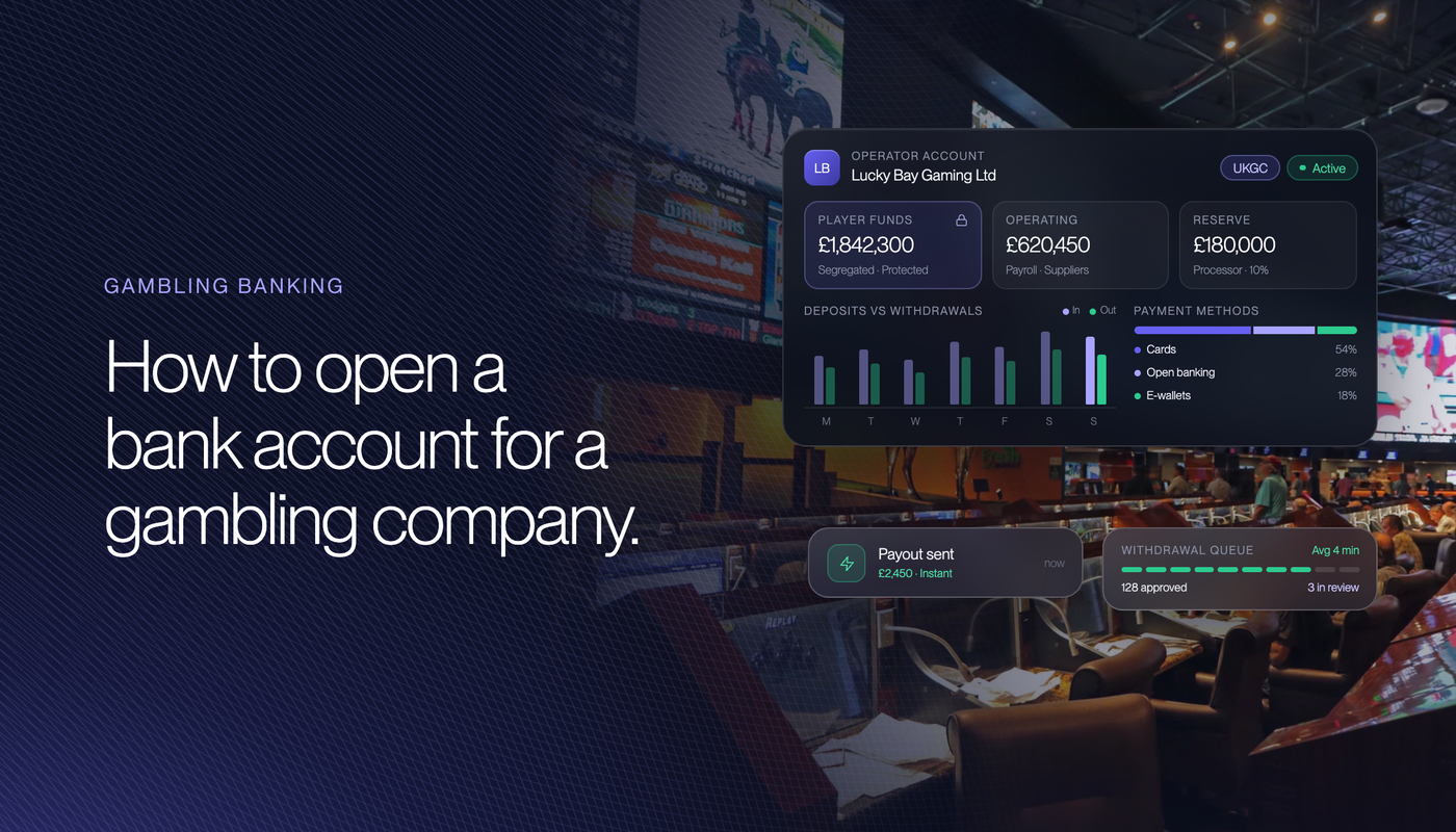 How to Open a Bank Account for a Gambling Company in 2026