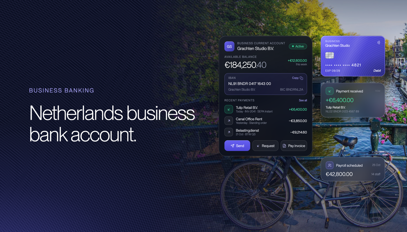 Netherlands Business Bank Account 2026