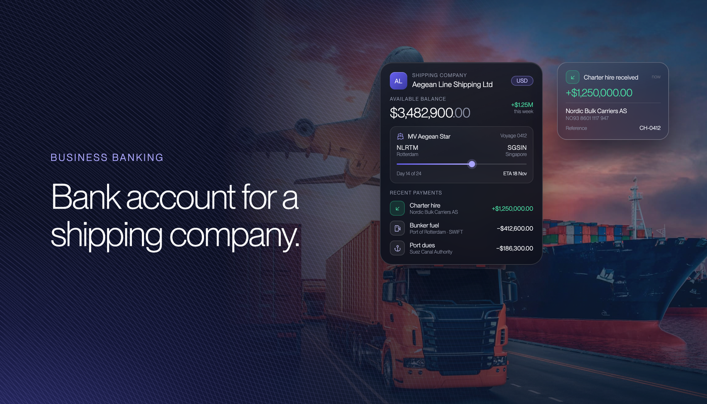 Bank Account for a Shipping Company in 2026