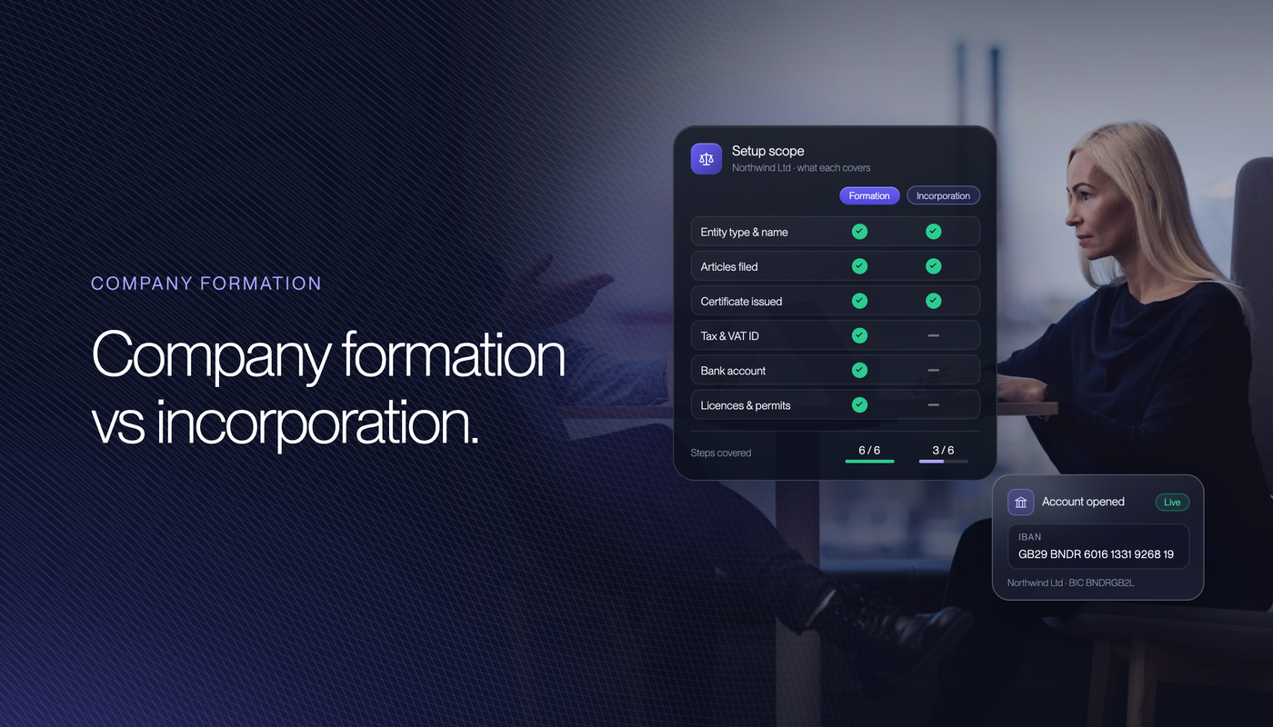 Company Formation vs Incorporation: What's the Difference?