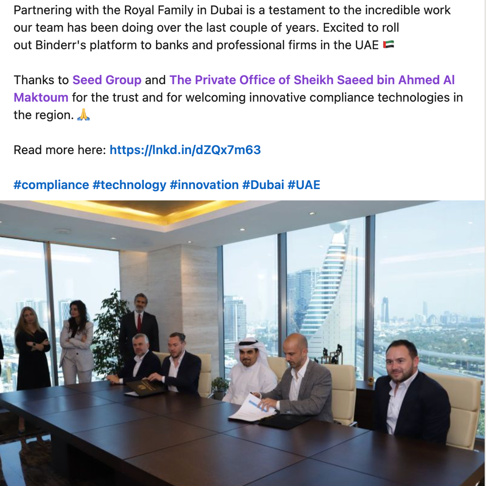 Binderr Origin Dubai