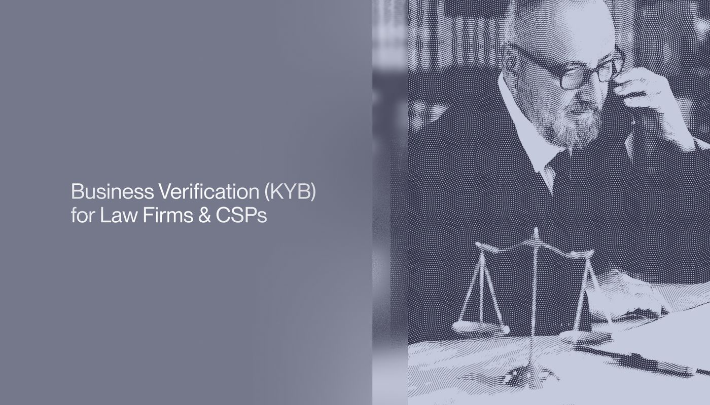 Business Verification (KYB) for Law Firms & CSPs 