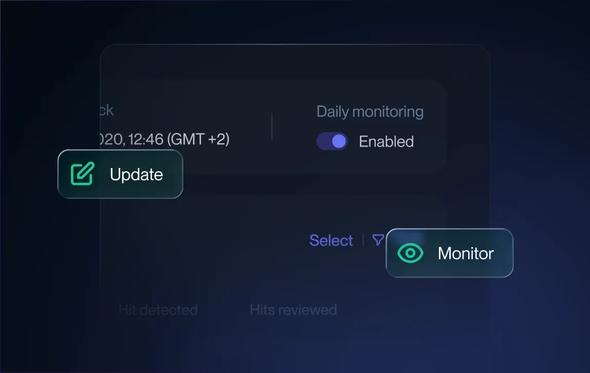 Stay informed with ongoing monitoring